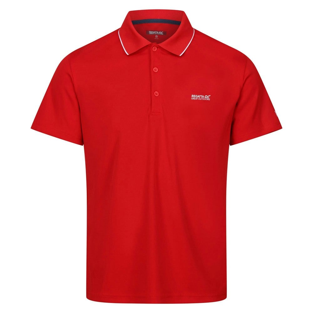Regatta Mens Maverick V Active Polo Shirt - Danger Red