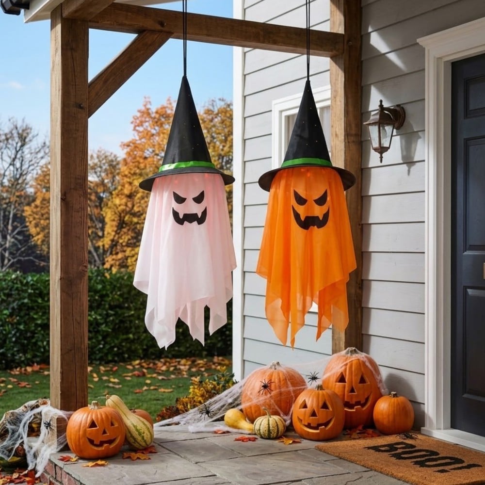 Garden Greatness Pair of Tall Halloween Light-Up Decorations