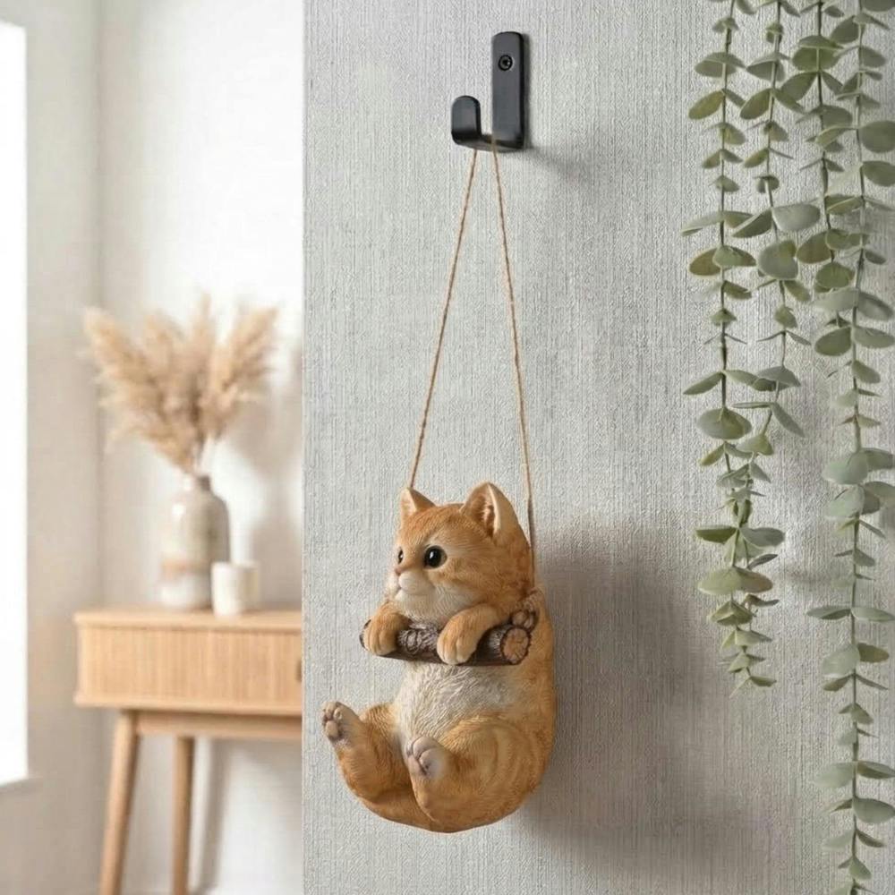 Garden Greatness Playful Dangling Kitten Ornament