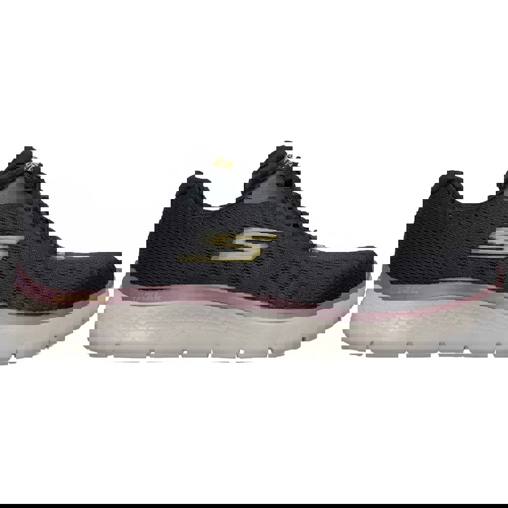 Skechers GO WALK Flex Textile Men's Black/Multi Trainers