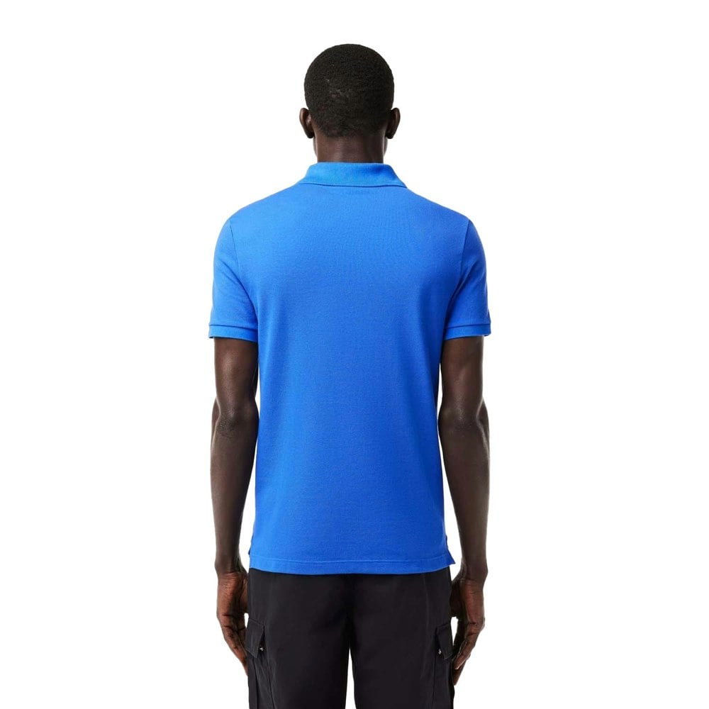 Lacoste Mens Pique Slim Polo Shirt - Blue