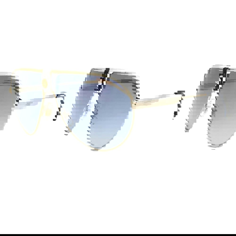 Carrera Grey Mirror Lens Gold Black Sunglasses One Size