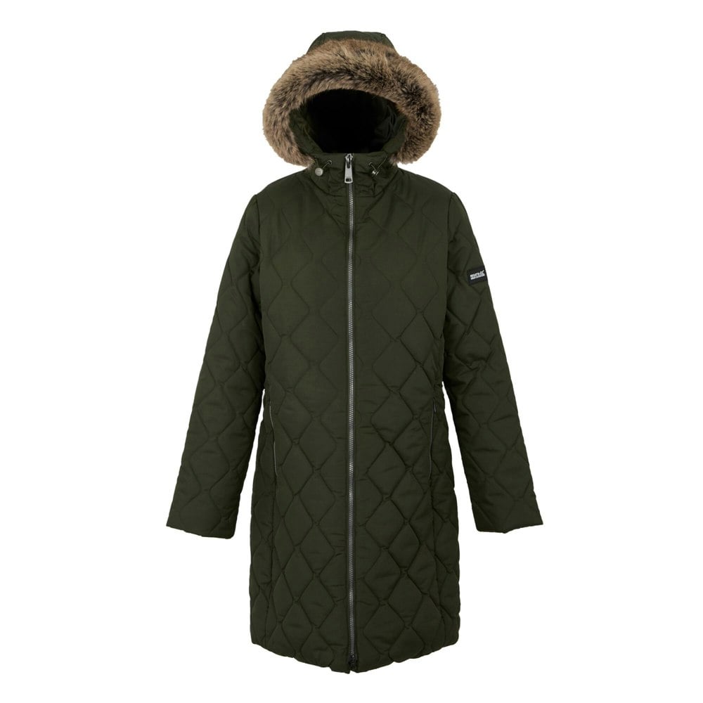 Regatta Womens/Ladies Fritha III Insulated Parka - Dark Khaki