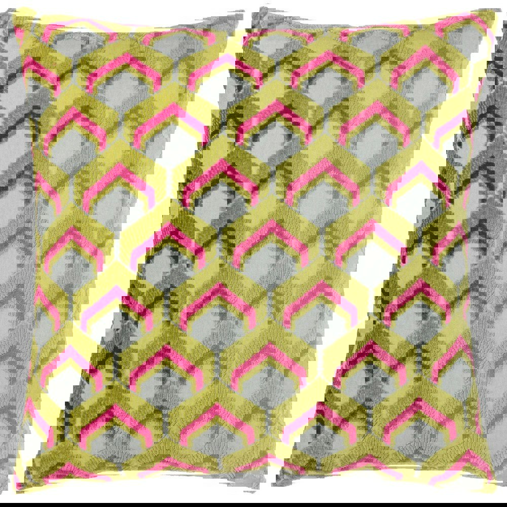 Paoletti Ledbury Jacquard Cushion Cover - Multicoloured