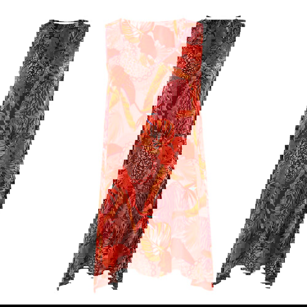 Inoa Congo Rainforest 1202115 Red Flowing Top