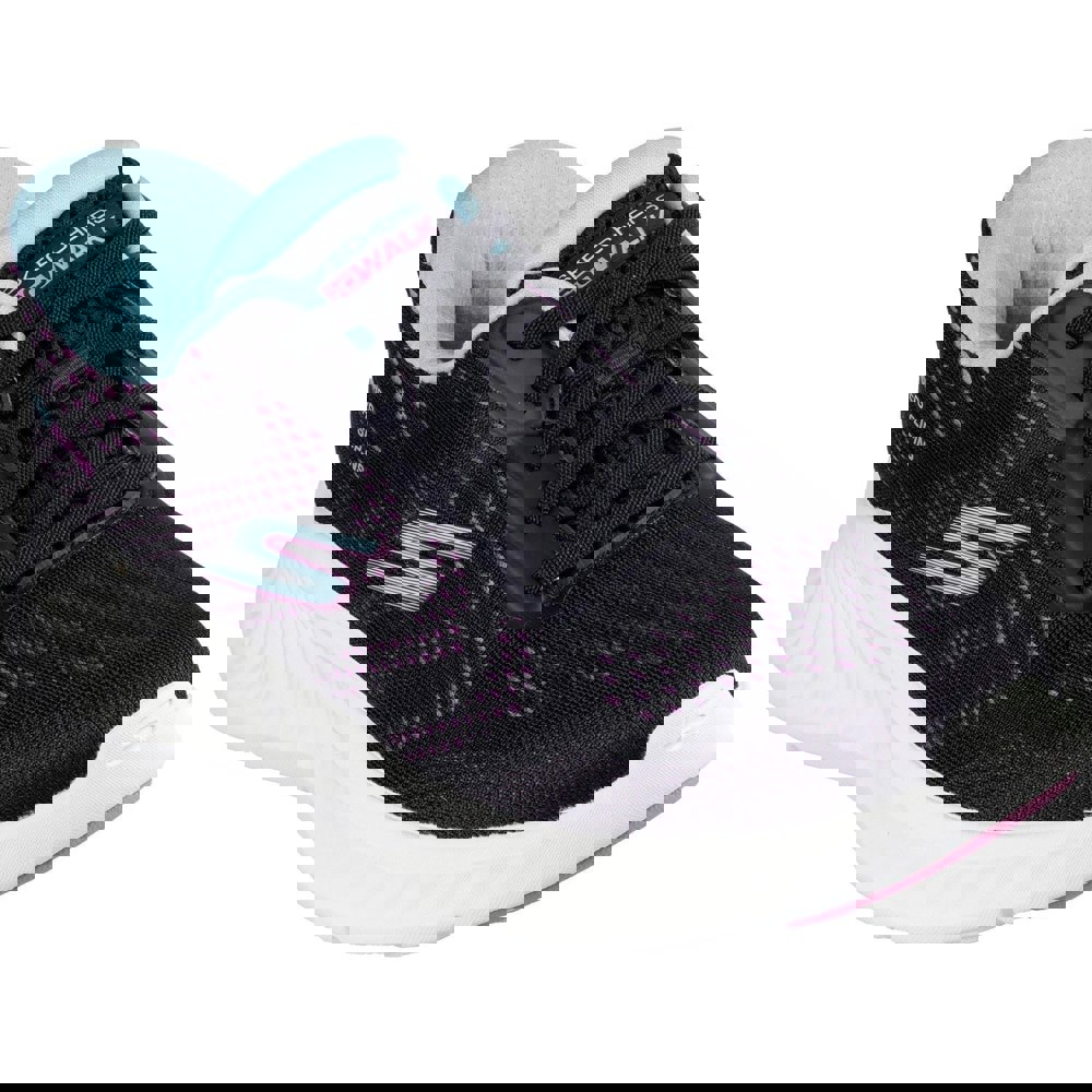 Skechers Go Walk Now Khloe Textile Women's Black/Purple Trainers