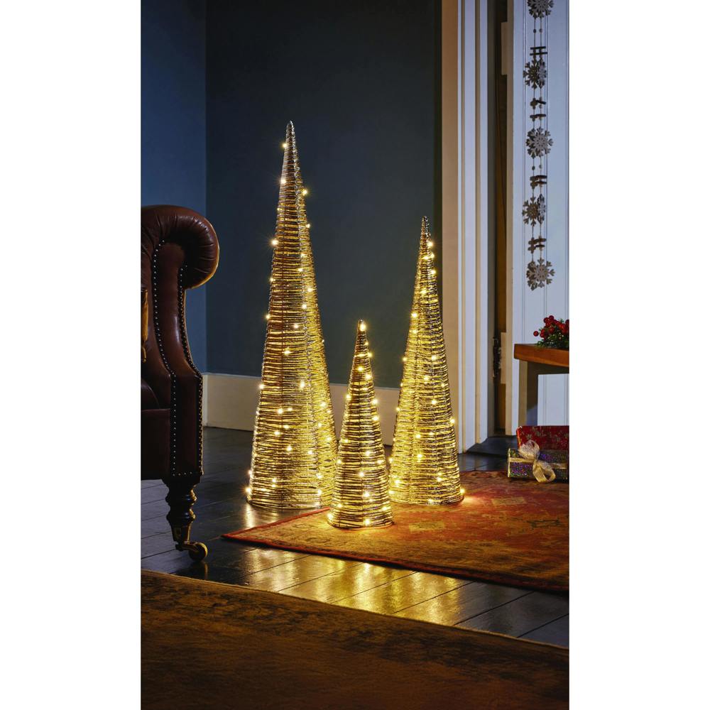 Scotts of Stow Gold Braid TreeBelisk Set of 3