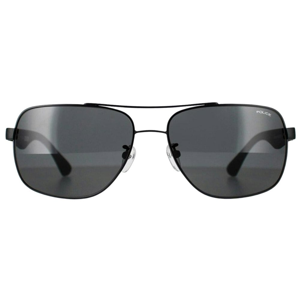 Police Semi-Matte Black Sunglasses