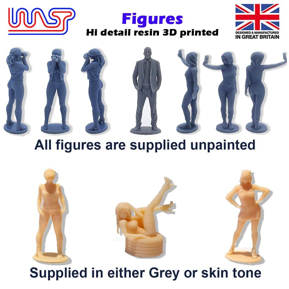 MCSlots Trackside Figure Scenery Display Pit Fig No 4 New 1:32 Scale WASP