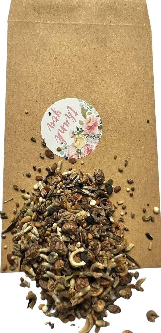 10 x Wildflower Seeds Wedding Favours Communion Christening party bag