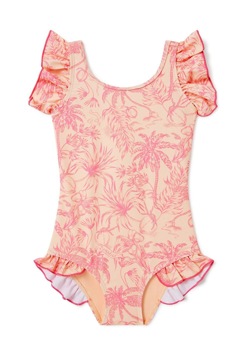 BOARDIES Peach Please Little Girls Swimsuit