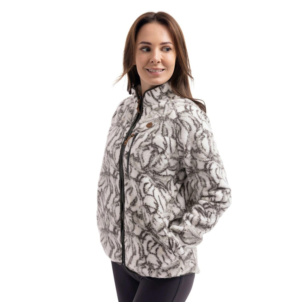 Trespass Womens Jessie Printed Fleece Jacket - Ghost - XXS - Ghost - 100% Polyester