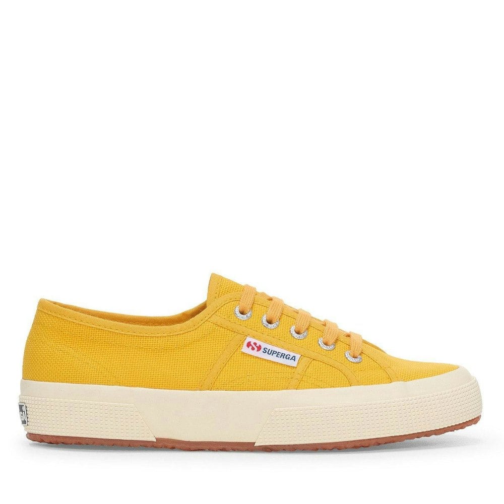 Superga Unisex Adult 2750 Cotu Classic Vegan Trainers - Bright Yellow/Off White