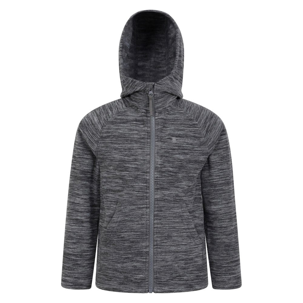 Mountain Warehouse Kids Snowdonia II Full Zip Hoodie - Alloy Grey