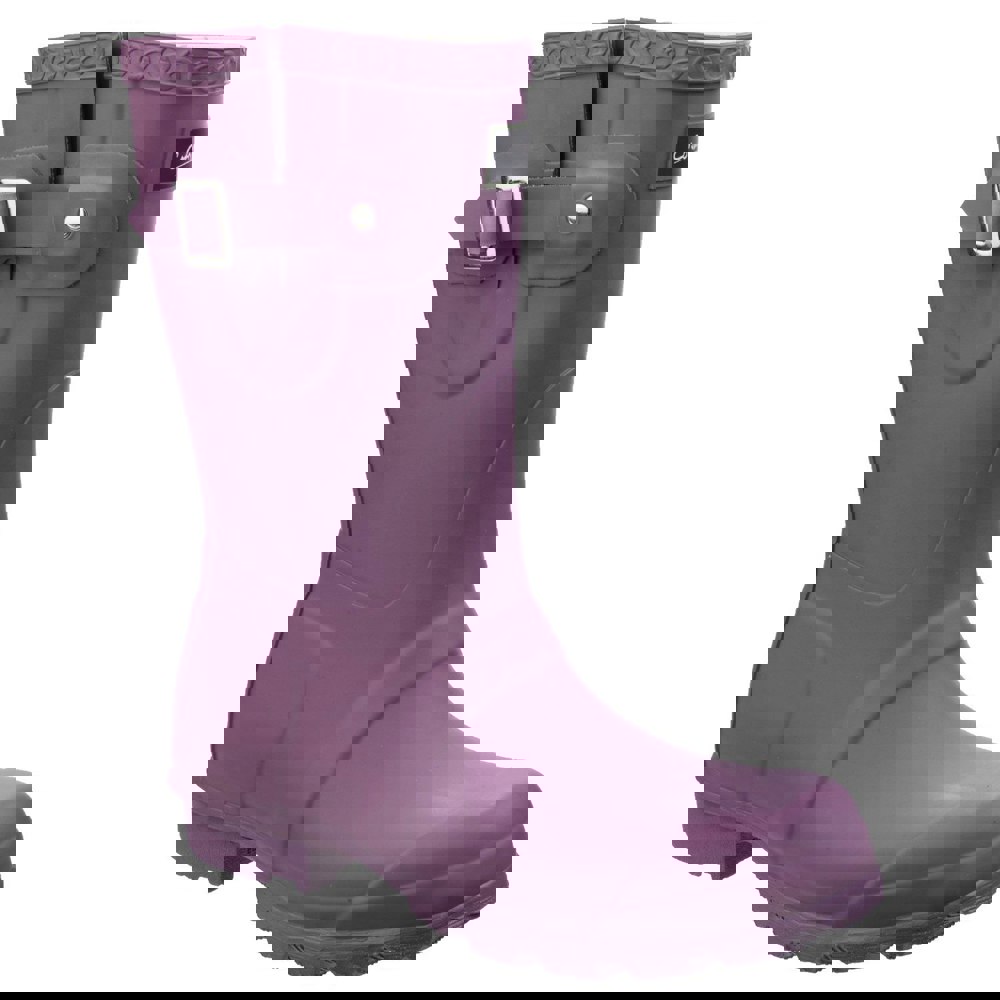 Cotswold Womens/Ladies Windsor Short Waterproof Pull On Wellington Boots - Purple