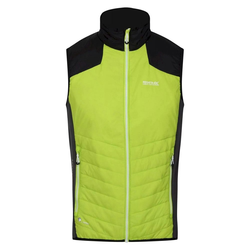 Regatta Mens Halton VI Lightweight Body Warmer - Bright Kiwi/Black
