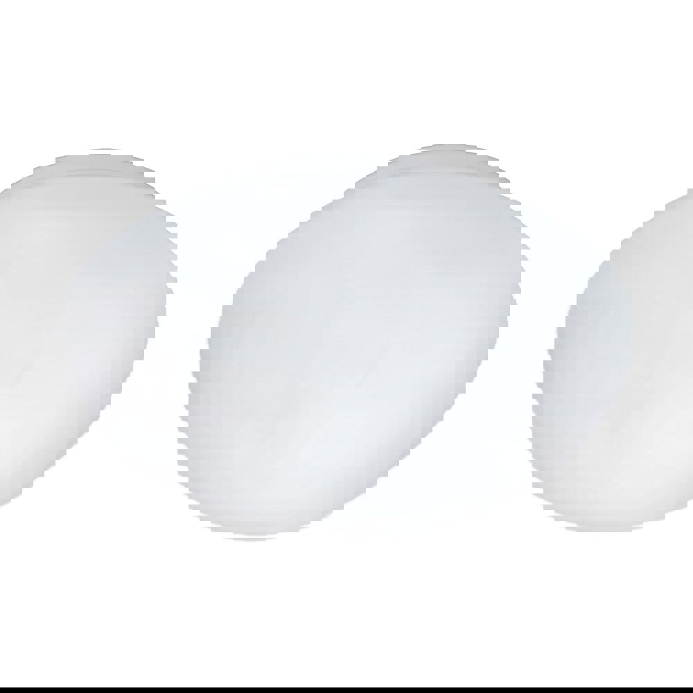 Wall Flush Ceiling Light Colour White Shade White Glass Opal Matt Bulb E27 1x60W Loops