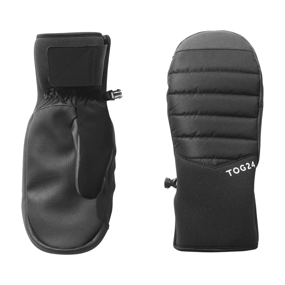 TOG24 Unisex Adult Escapade Ski Mittens - Black - L - Black