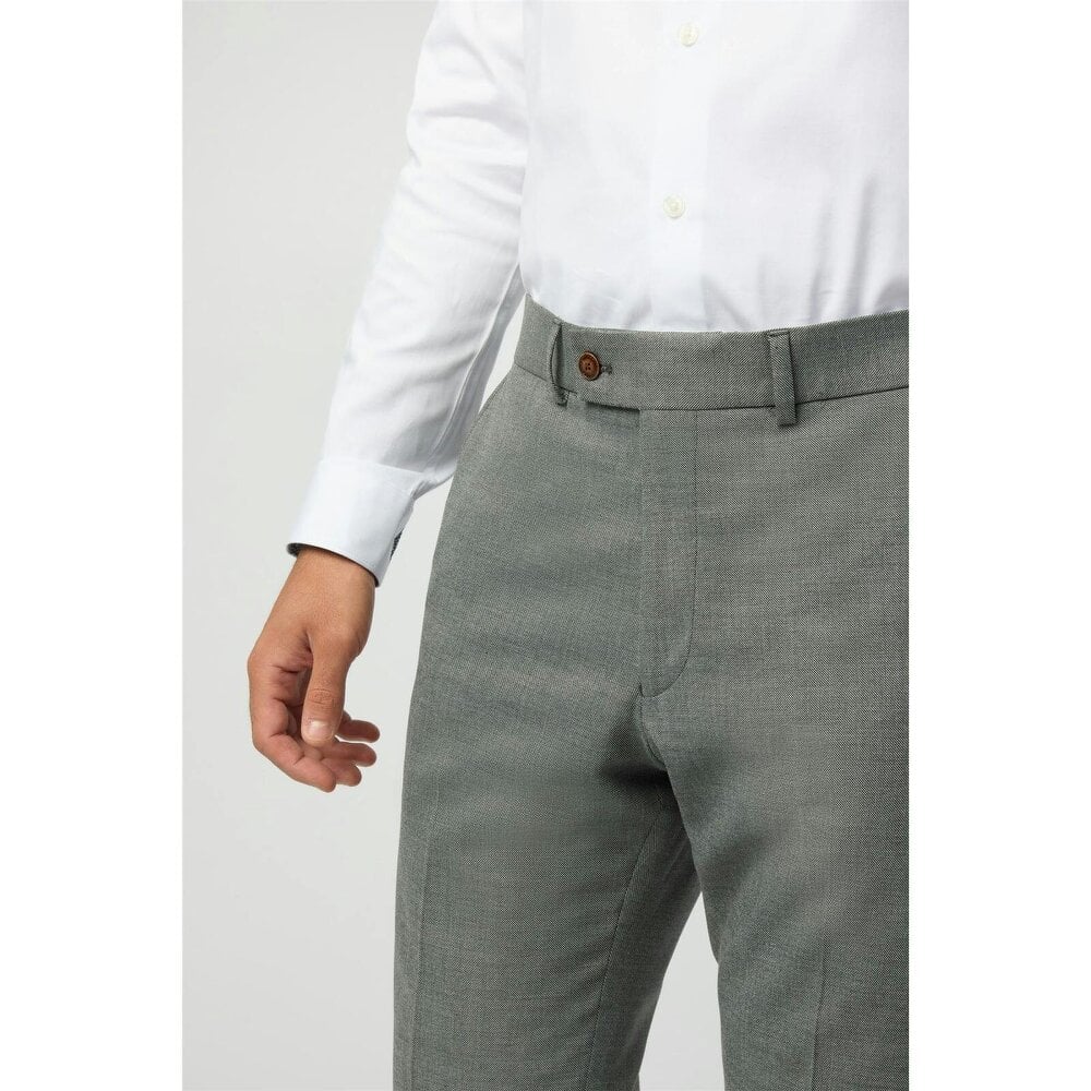 Antique Rogue Regular Fit Blake Grey Texture Trouser