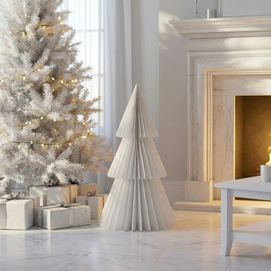 Garden Greatness Light Up Christmas Tree Paper Decoration