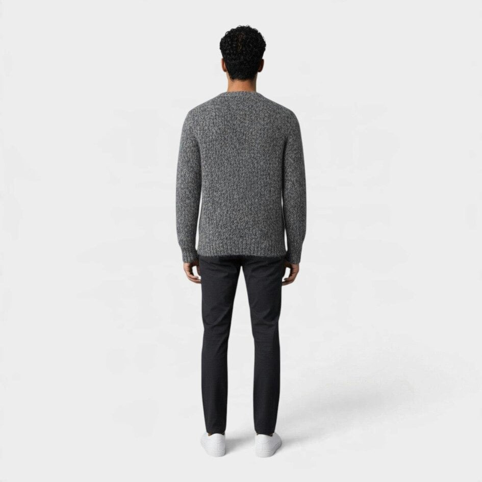 Aimé Leon Dore Cashmere Blend Crewneck Sweater Charcoal Melange