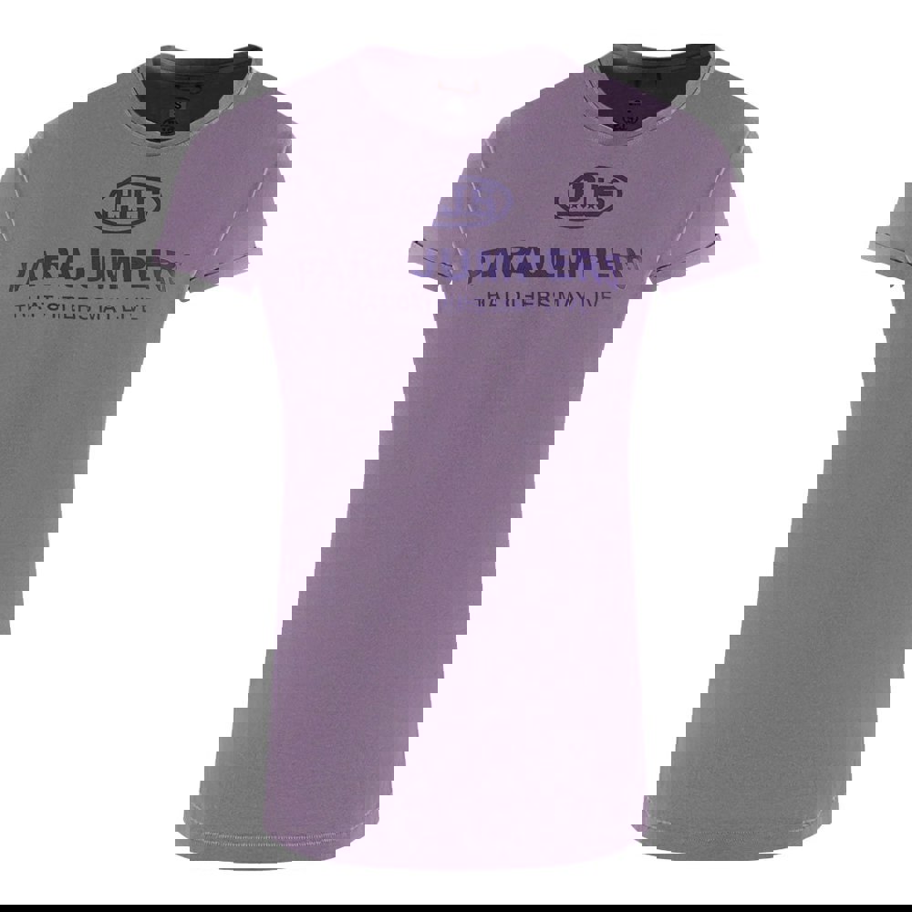 Parajumpers Toml Tee Brand Logo Amethyst T Shirt