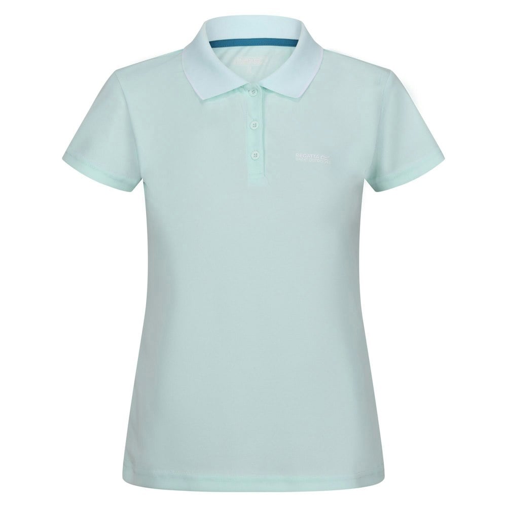 Regatta Womens/Ladies Maverick V Polo Shirt - Bleached Aqua