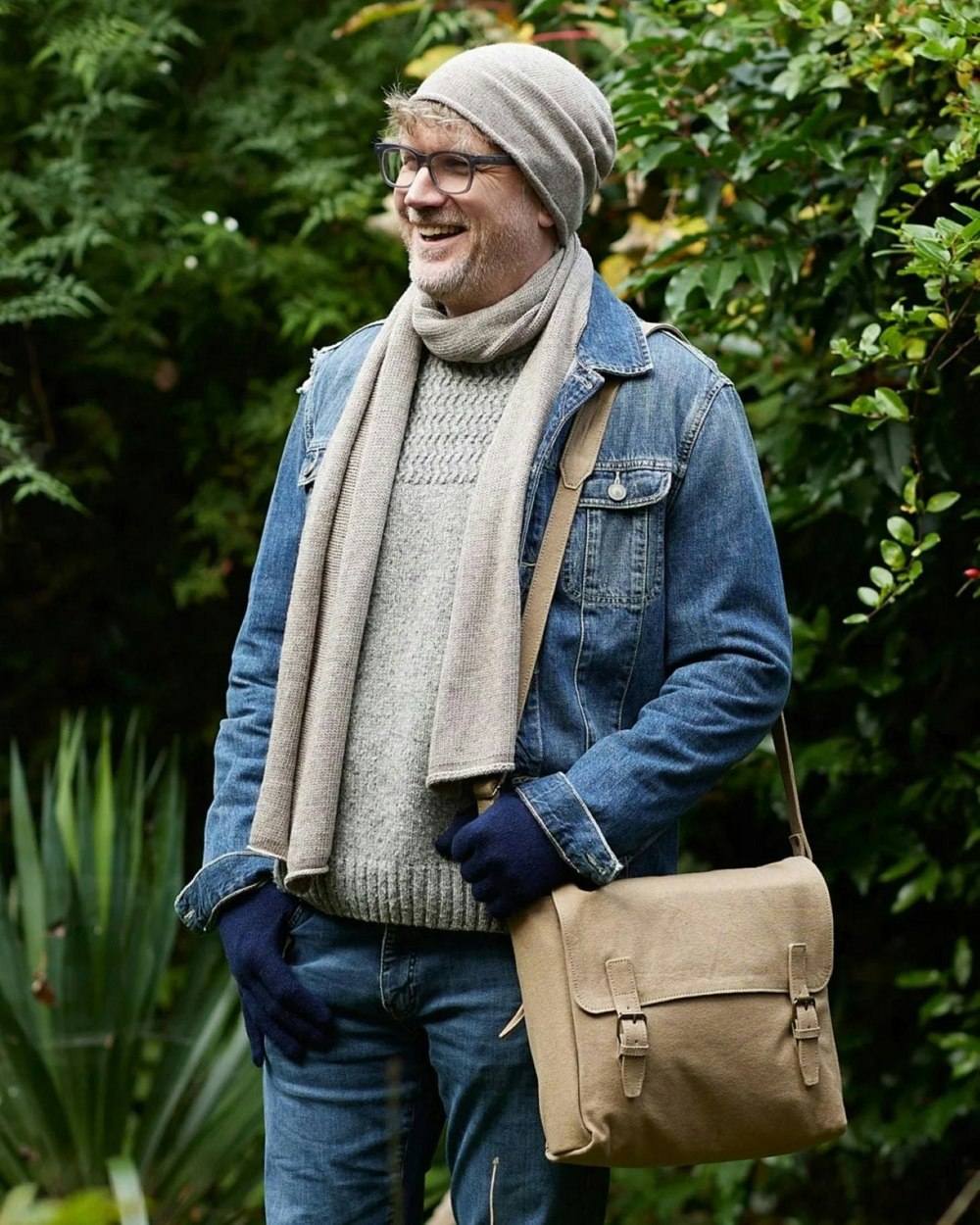 British Boxers Unisex Luxury Merino Wool Scarf – Oat