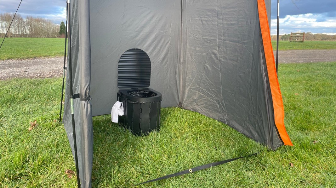 Folding Camping Toilet with Bag OLPRO