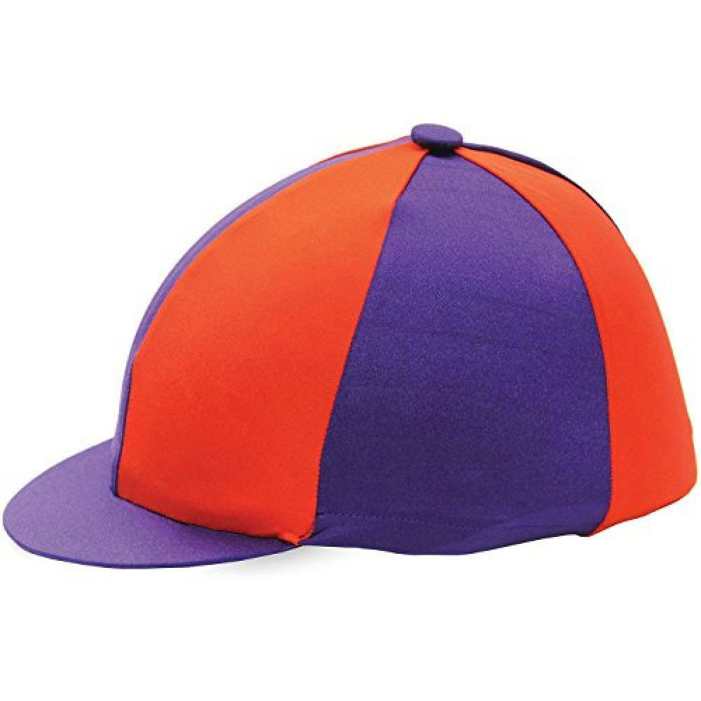 Hy Two Tone Lycra Hat Silk - Purple/Red