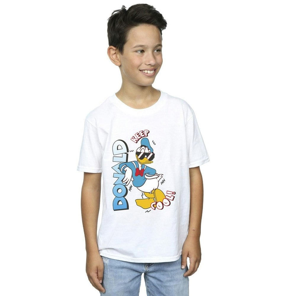 Disney Boys Donald Duck Cool T-Shirt - White