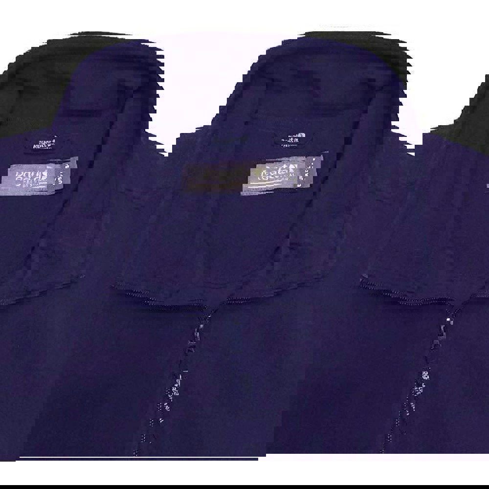 Regatta Mens Plain Micro Fleece Full Zip Jacket (Layer Lite) - Dark Navy