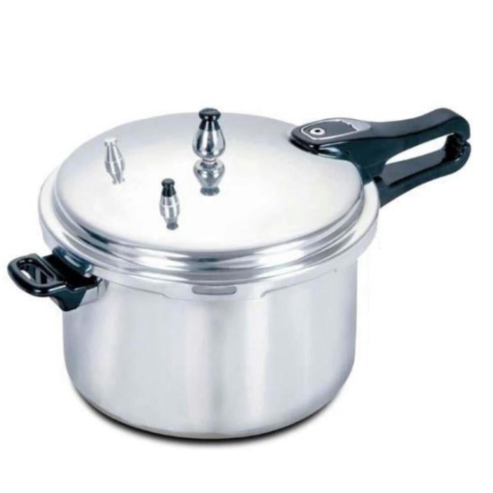 Dyzi 9L Aluminium Pressure Cooker Dual Handles Safety Valves Lightweight