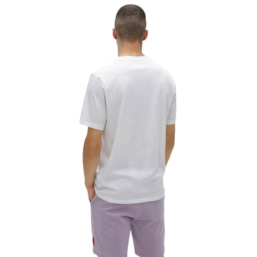 Hugo Mens Dulive Box Logo T-Shirt - White
