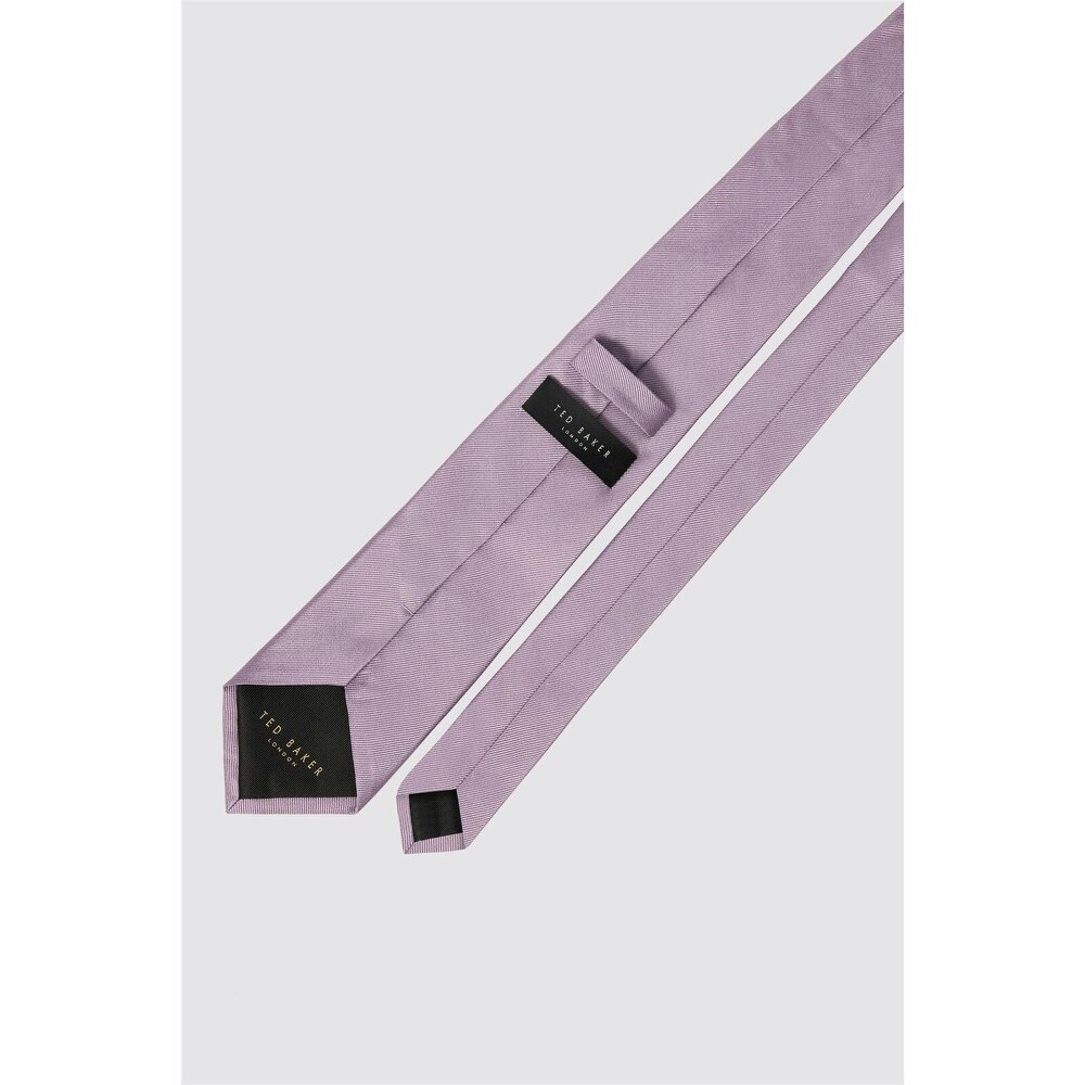 Ted Baker Mauve Silk Twill Tie