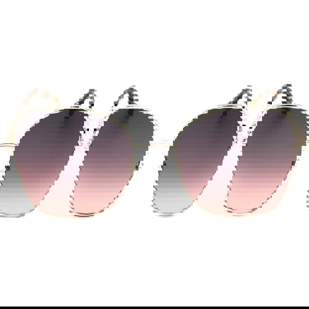 Marc Jacobs Pink Shaded Lens Gold Sunglasses One Size