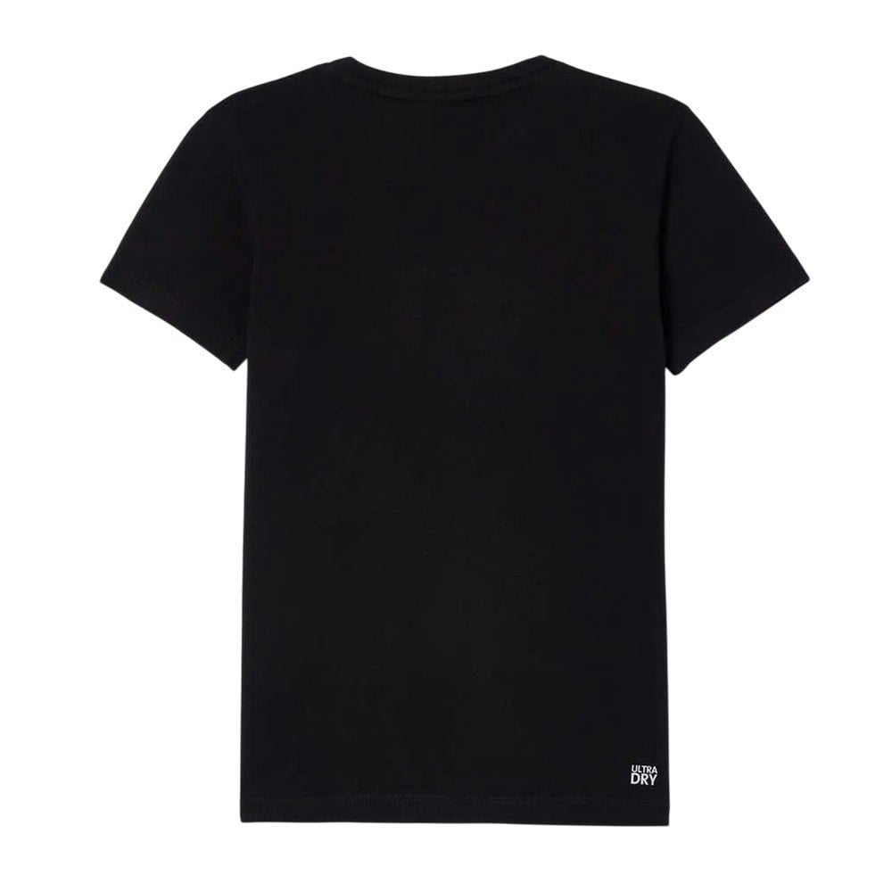 Lacoste Childrens/Kids Oversized Logo Tennis T-Shirt - Black