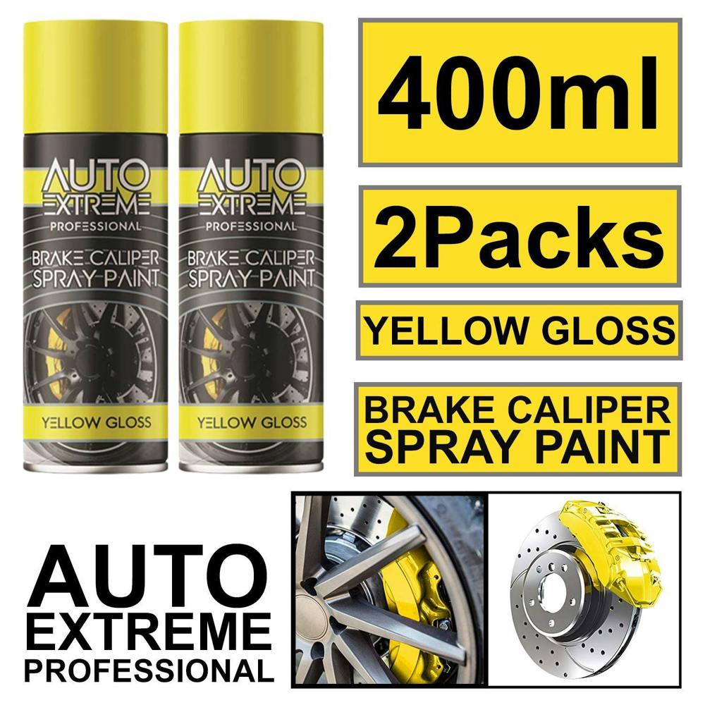 Auto Extreme 2X - Break Caliper Yellow Gloss Spray Paint 400ml