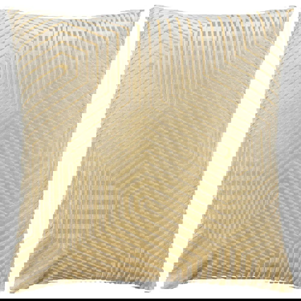 Paoletti Evoke Cut Cushion Cover - Ivory