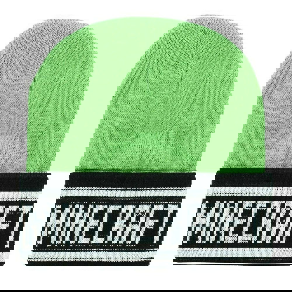 Minecraft Face Creeper Beanie - Green/Black