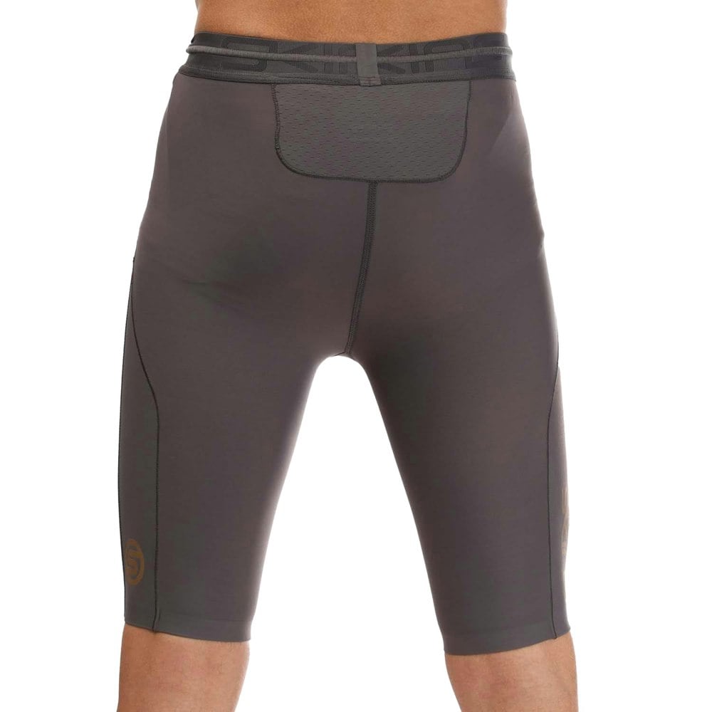 Skins Mens Series-5 Half Length Tights - Charcoal