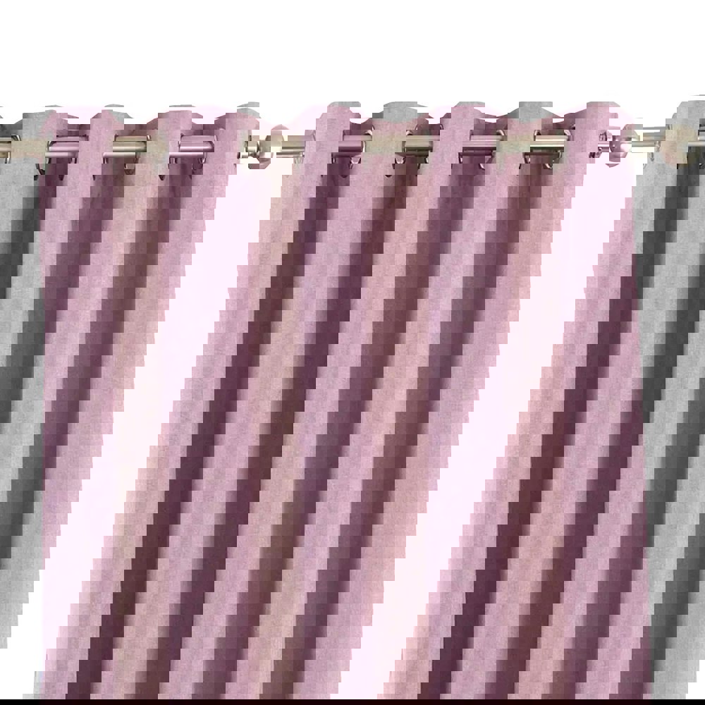 Riva Home Eclipse Blackout Eyelet Curtains - Mauve