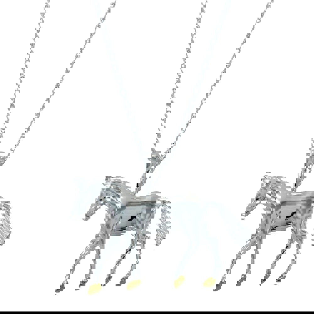 Sterling Silver Merrylegs Horse Equestrian Necklace - Reeves & Reeves