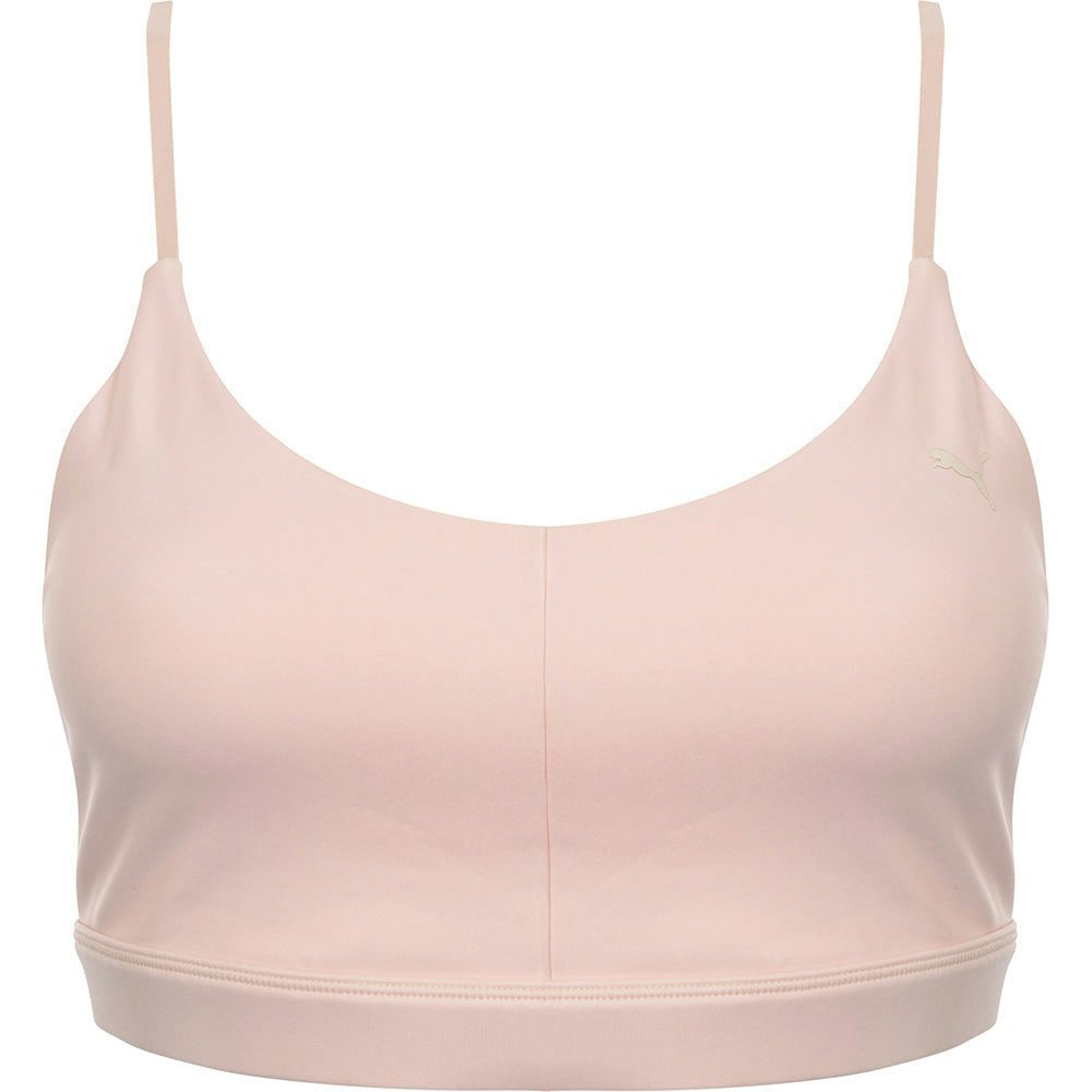 Puma Women's Pink Training Low Support Strappy Seamless Sports Bra