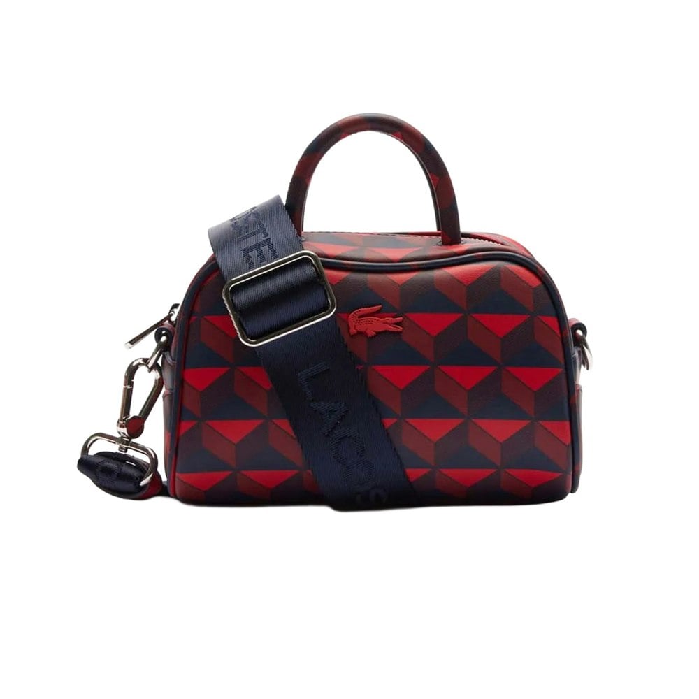 Lacoste Womens/Ladies Lora Mini Cow Leather Crossbody Bag - Red