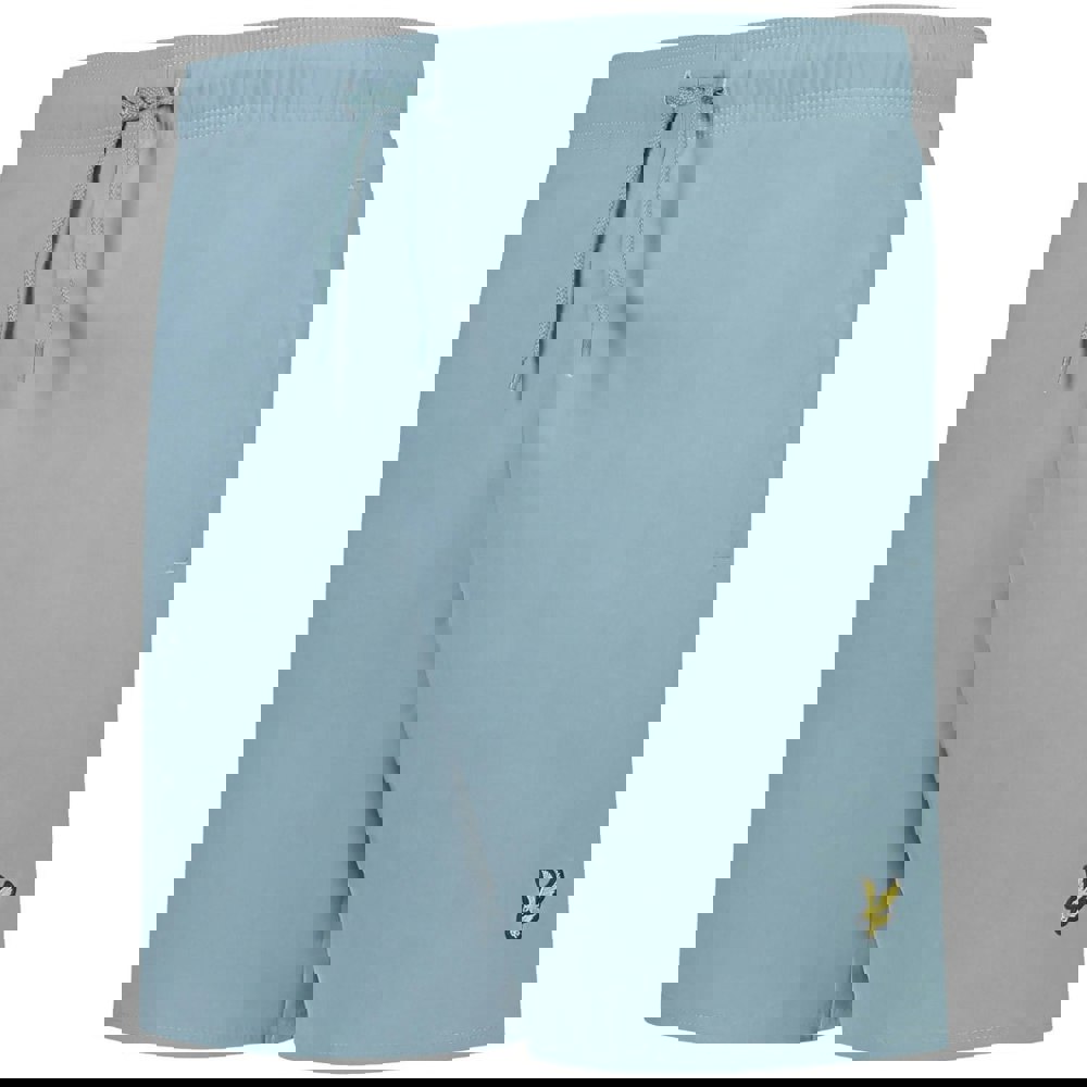 Lyle & Scott Branded Logo Light Blue Swim Shorts