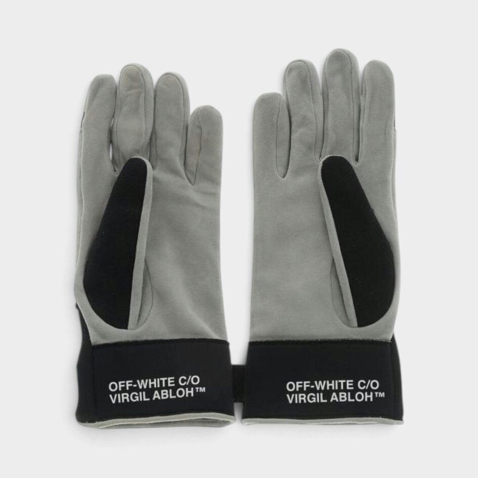 Off-White Exactly Opposite Gloves Black Grey