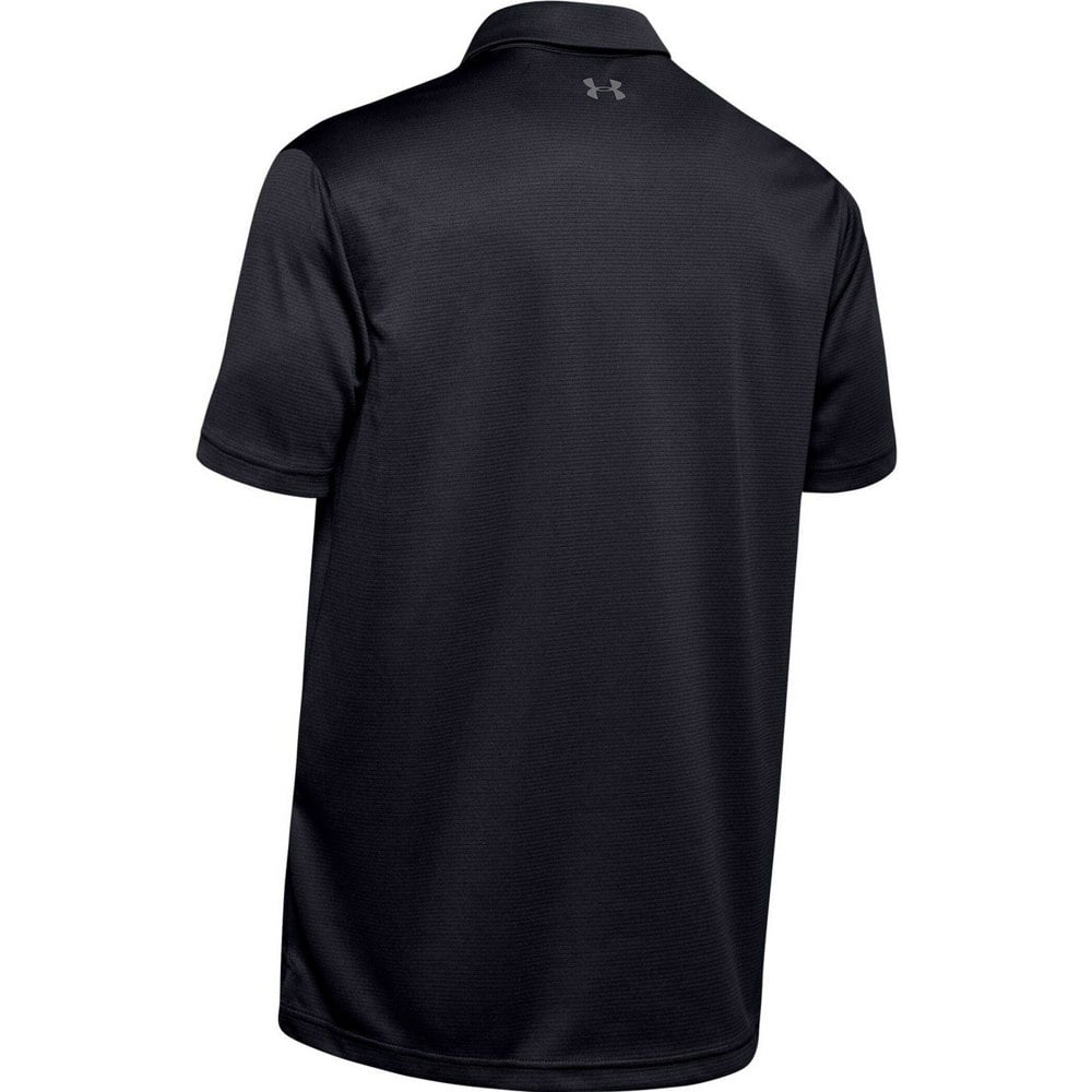 Under Armour Mens Tech Polo Shirt - Black/Graphite