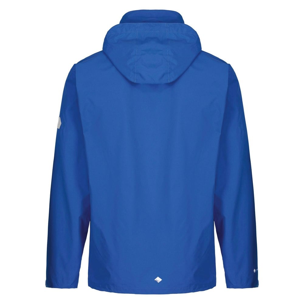 Regatta Men's Outdoor Classic Matt Hooded Waterproof Jacket - Oxford Blue/Iron