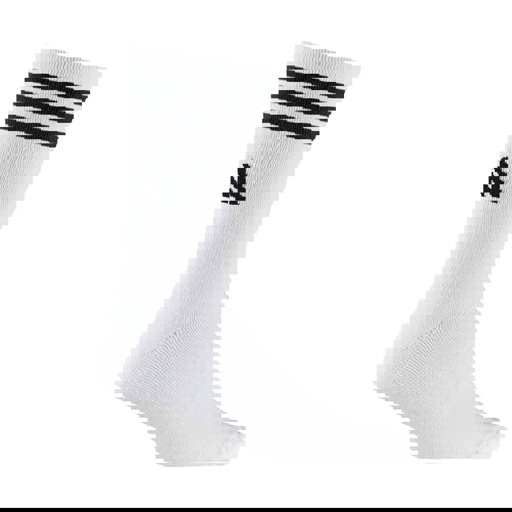 Adidas Mens Contrast Striped Crew Socks (Pack of 3) - White
